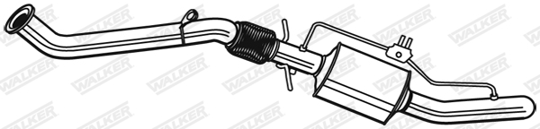 Soot/Particulate Filter, exhaust system - 73063 WALKER