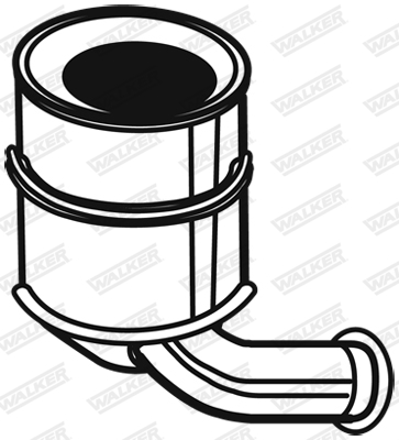 Soot/Particulate Filter, exhaust system - 73072 WALKER