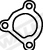 Gasket, exhaust pipe - 80742 WALKER
