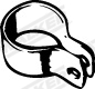 Clamp, exhaust system - 80746 WALKER