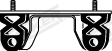 Holder, exhaust system - 80817 WALKER