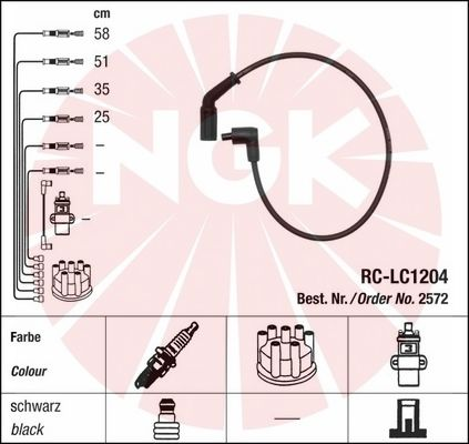 Zündleitungssatz - 8921 NGK