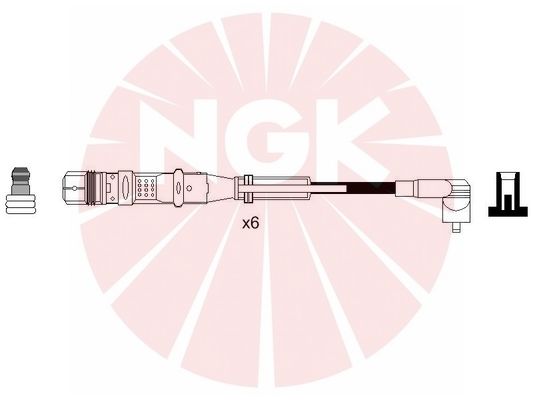 Zündleitungssatz - 7358 NGK