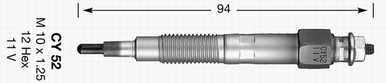 Glow Plug - 3017 NGK
