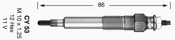 Glow Plug - 7467 NGK