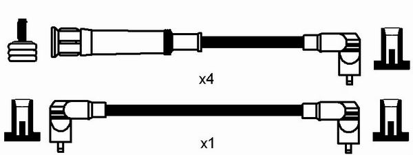 Zündleitungssatz - 0575 NGK