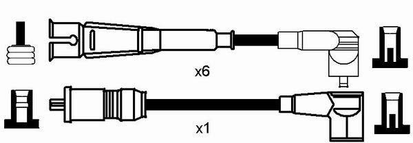 Свеча зажигания - 96815 NGK