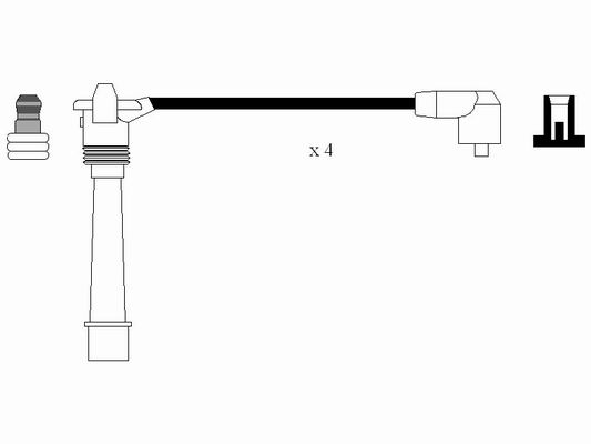 Ignition Cable Kit - 7211 NGK
