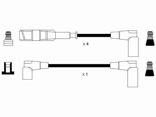 Свеча зажигания - 4110 NGK
