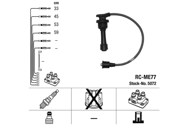 Spark Plug - 97566 NGK