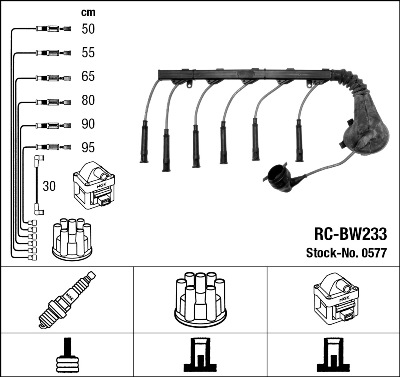 Ignition Cable Kit - 0577 NGK
