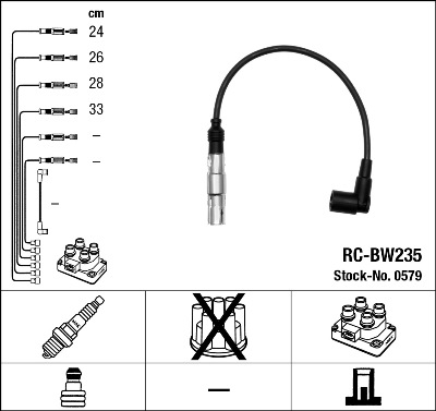 Ignition Cable Kit - 0579 NGK