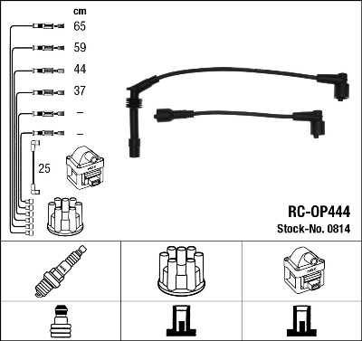 Ignition Cable Kit - 0814 NGK