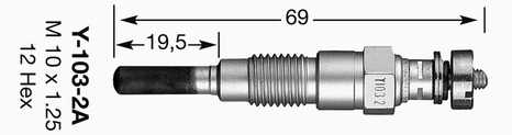 Glühkerze - 2691 NGK