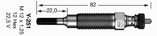 Glühkerze - 6592 NGK