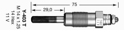 Glow Plug - 6140 NGK
