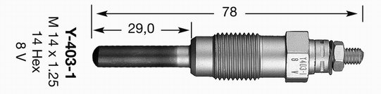 Glühkerze - 5013 NGK
