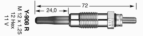 Glow Plug - 93337 NGK