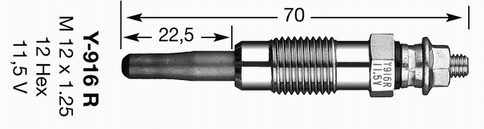Glow Plug - 94251 NGK