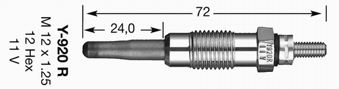 Glow Plug - 1684 NGK