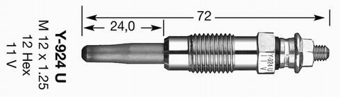 Spark Plug - 4129 NGK