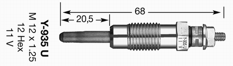 kaitinimo žvakė - 4791 NGK