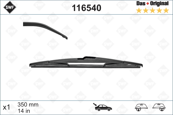 Wiper Blade - 116540 SWF