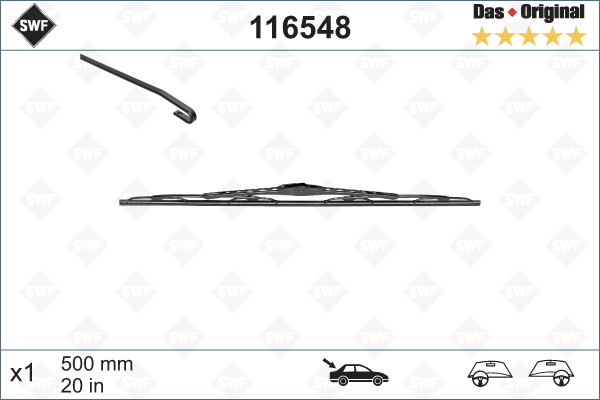 Wiper Blade - 116548 SWF