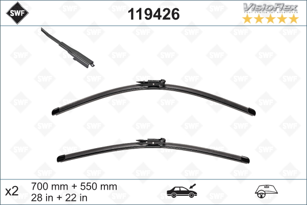 Wiper Blade - 119426 SWF
