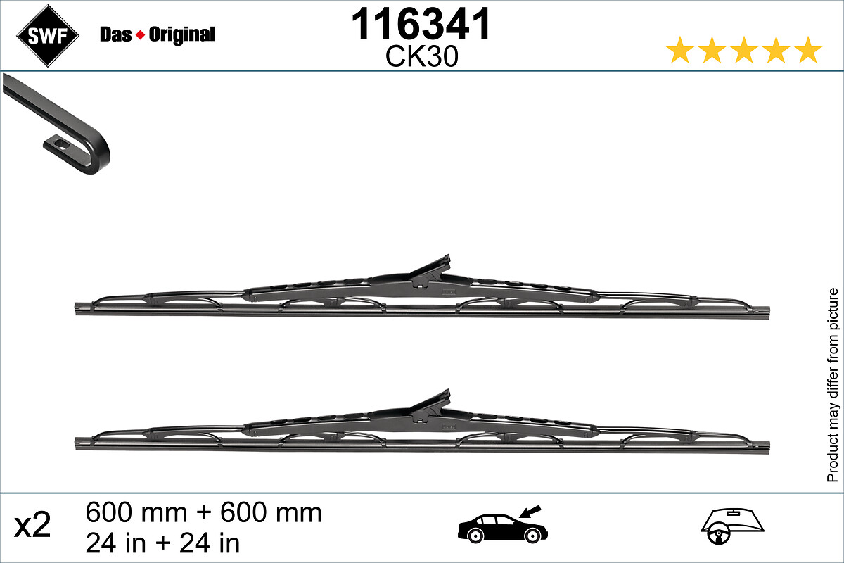 Wiper Blade - 116341 SWF