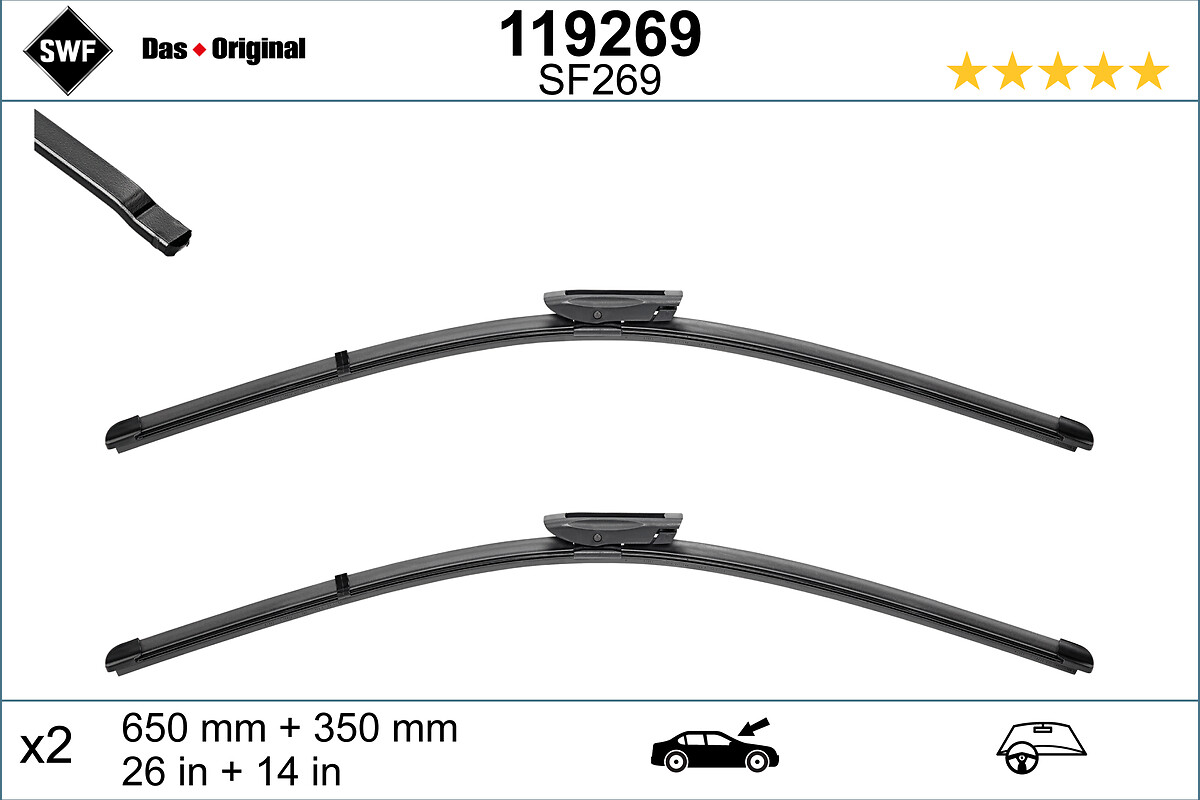 Wiper Blade - 119269 SWF