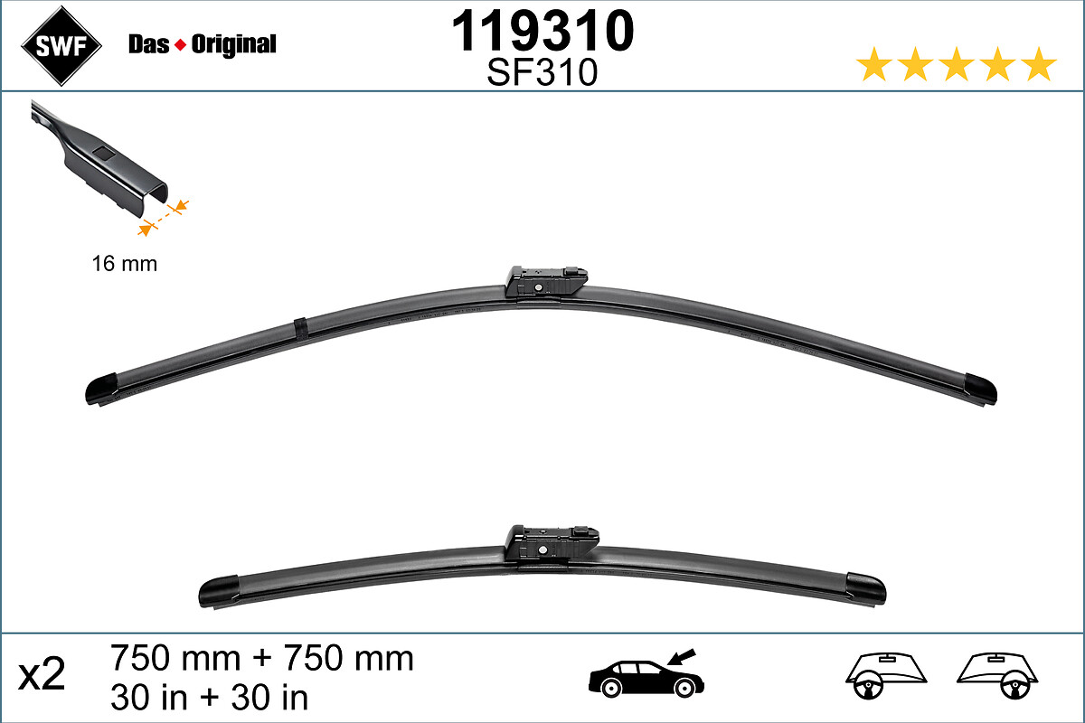 Wiper Blade - 119310 SWF