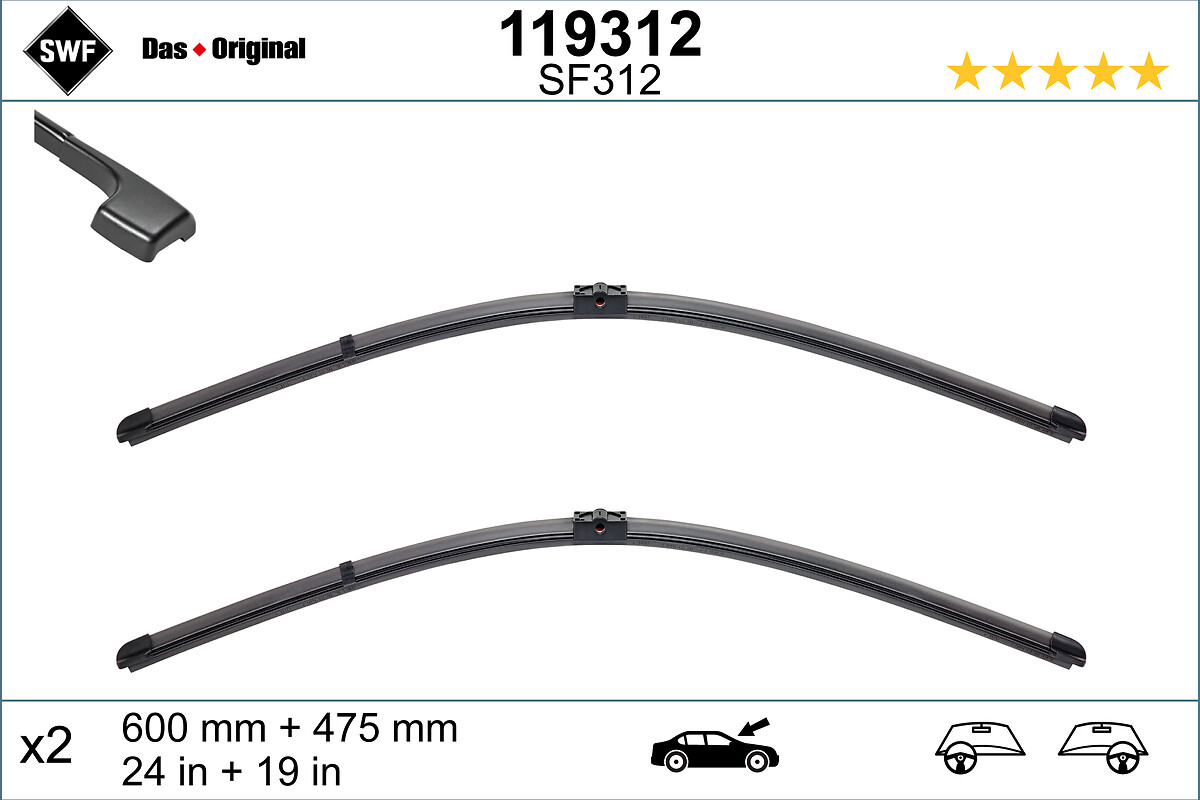 Wiper Blade - 119312 SWF