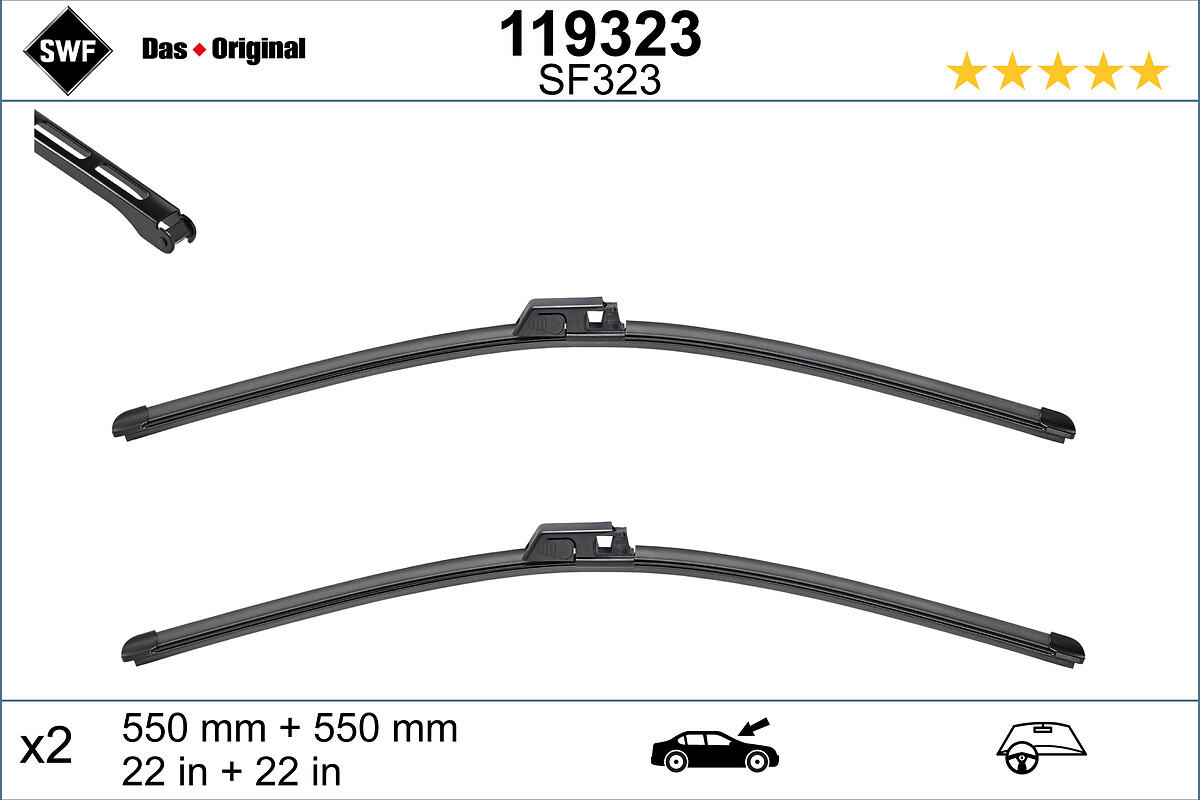 Wiper Blade - 119323 SWF