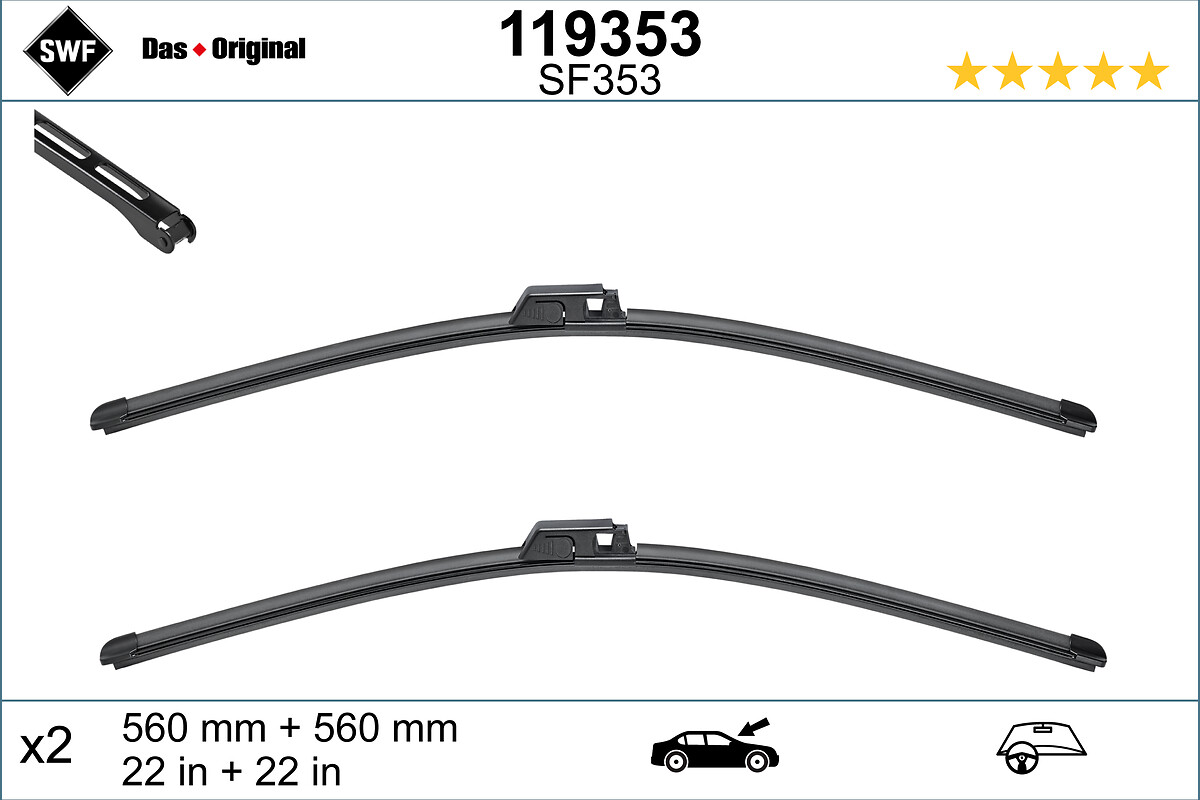 Wiper Blade - 119353 SWF
