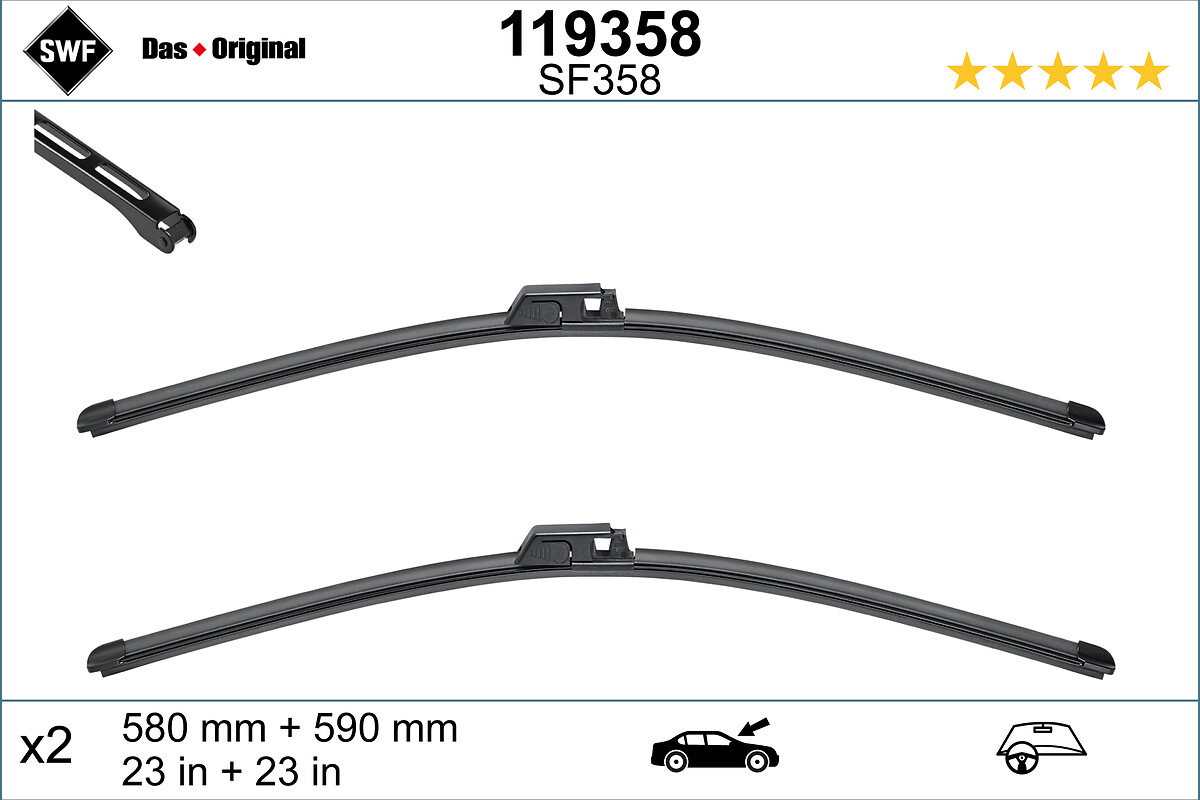Wiper Blade - 119358 SWF