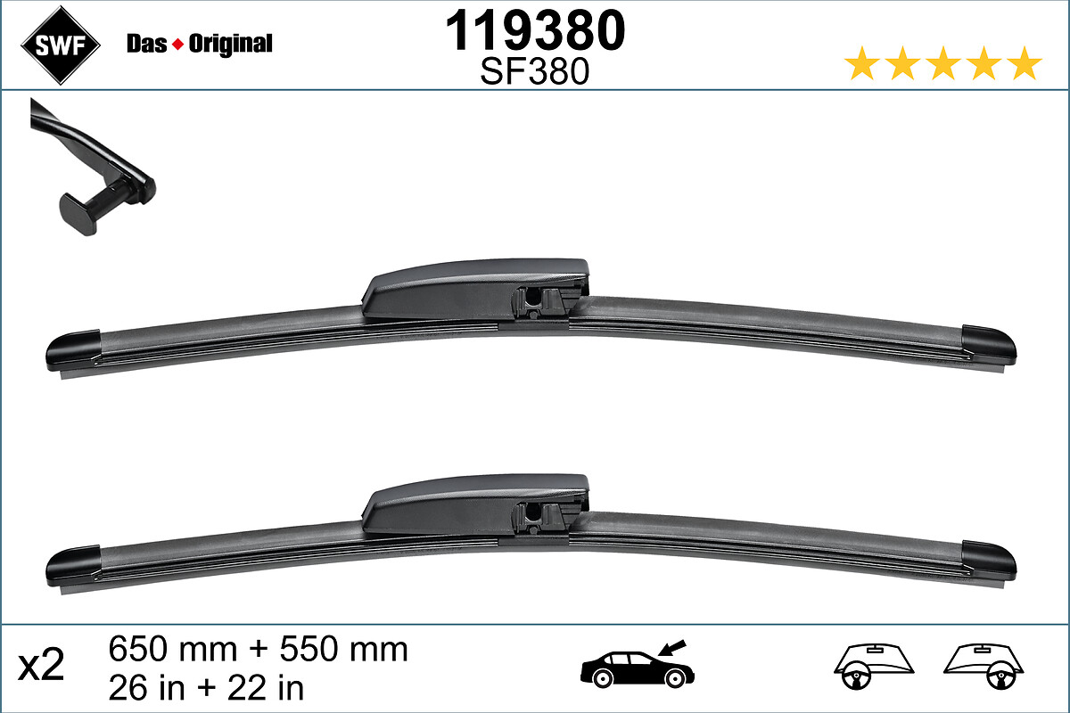 Wiper Blade - 119380 SWF