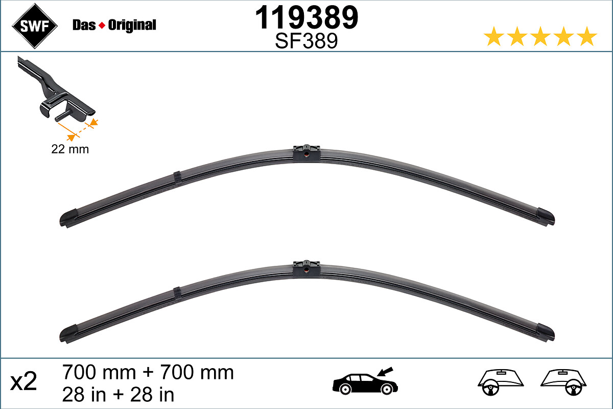 Wiper Blade - 119389 SWF