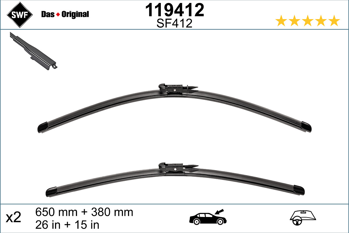 Wiper Blade - 119412 SWF
