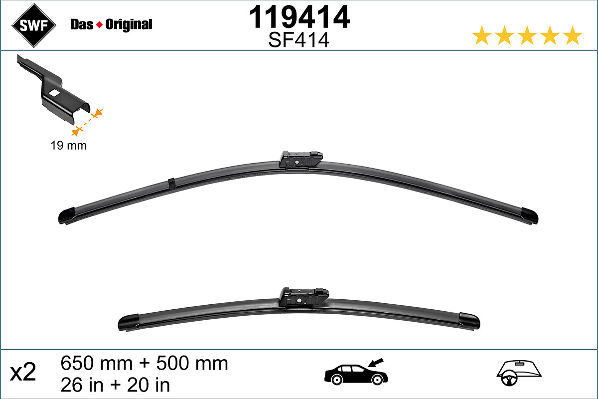 Wiper Blade - 119414 SWF