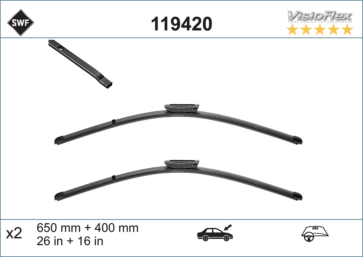 Wiper Blade - 119420 SWF