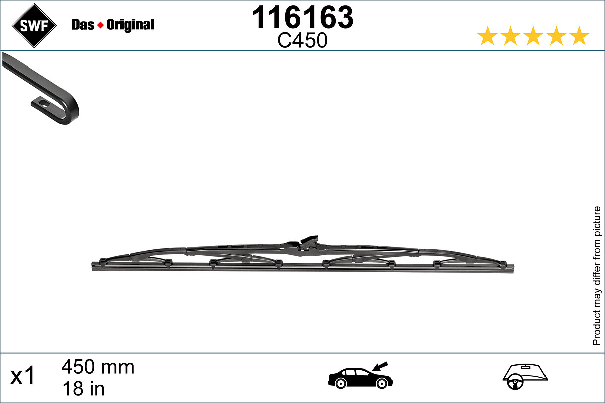 Wiper Blade - 116163 SWF