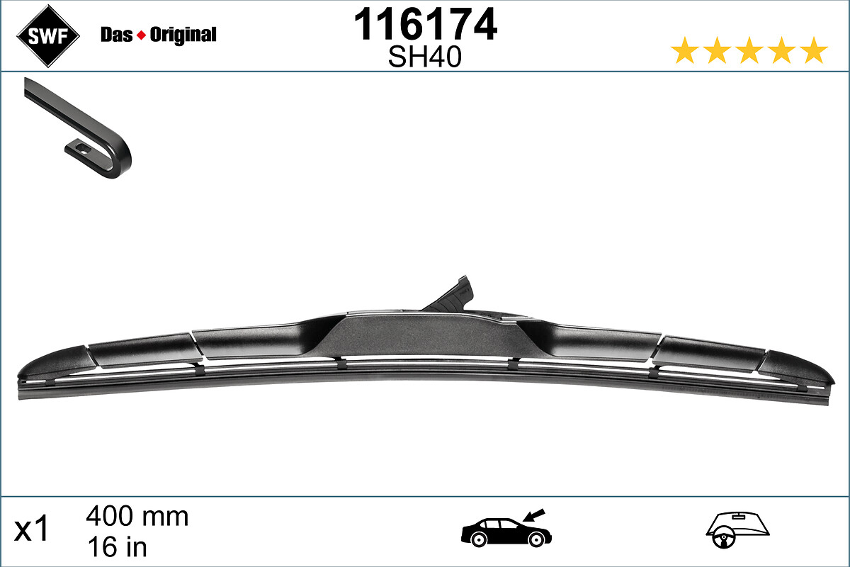Wiper Blade - 116174 SWF