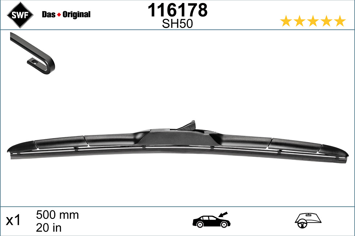 Wiper Blade - 116178 SWF