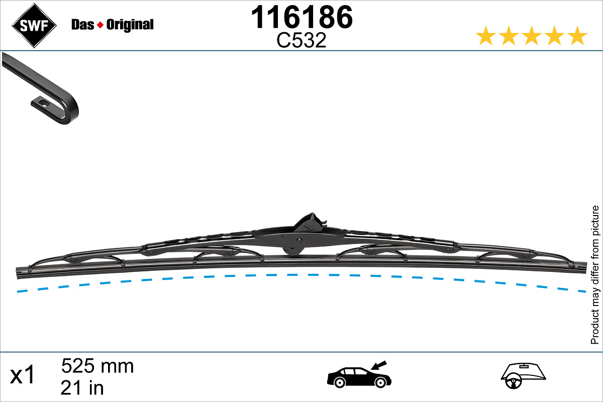 Wiper Blade - 116186 SWF