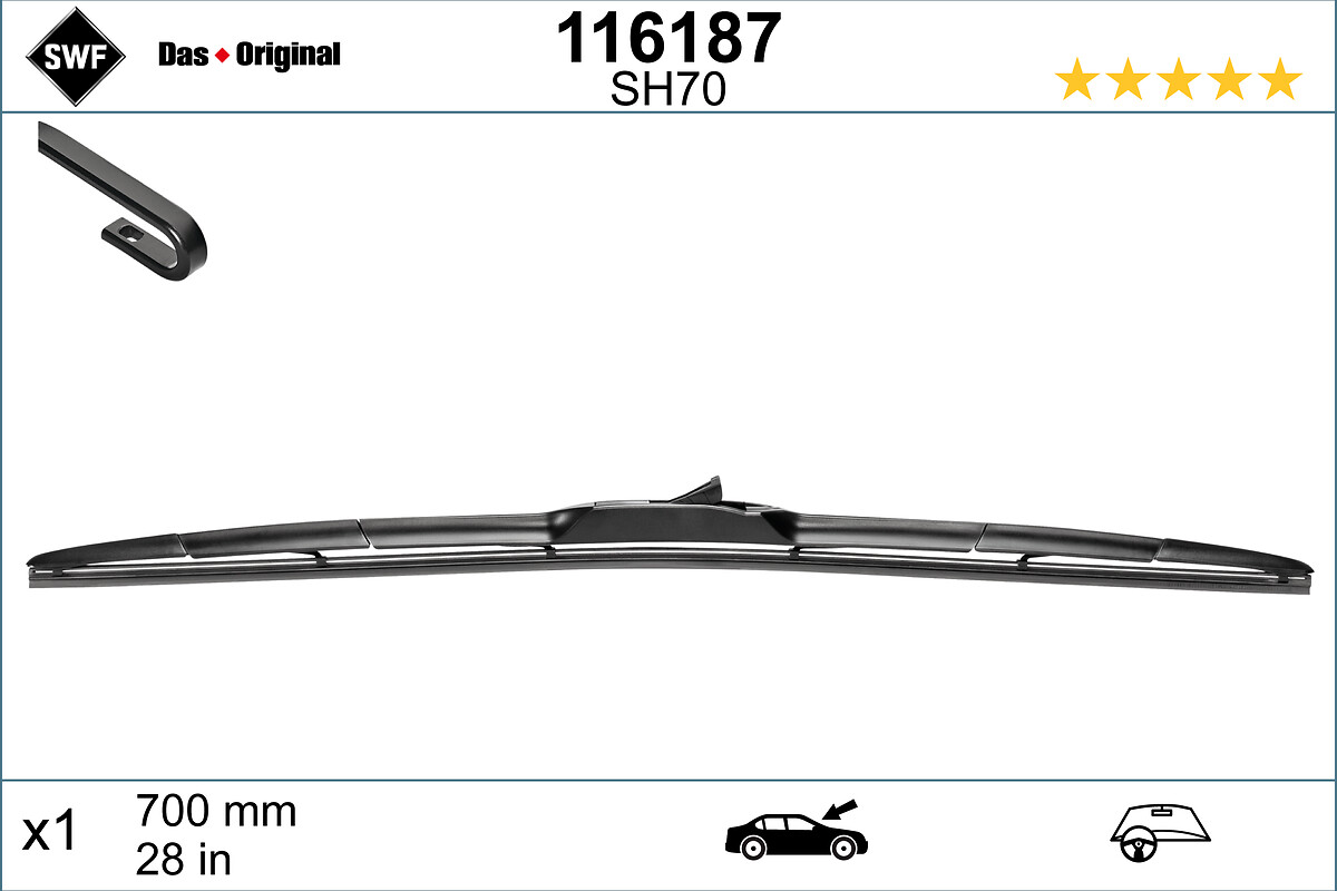 Wiper Blade - 116187 SWF