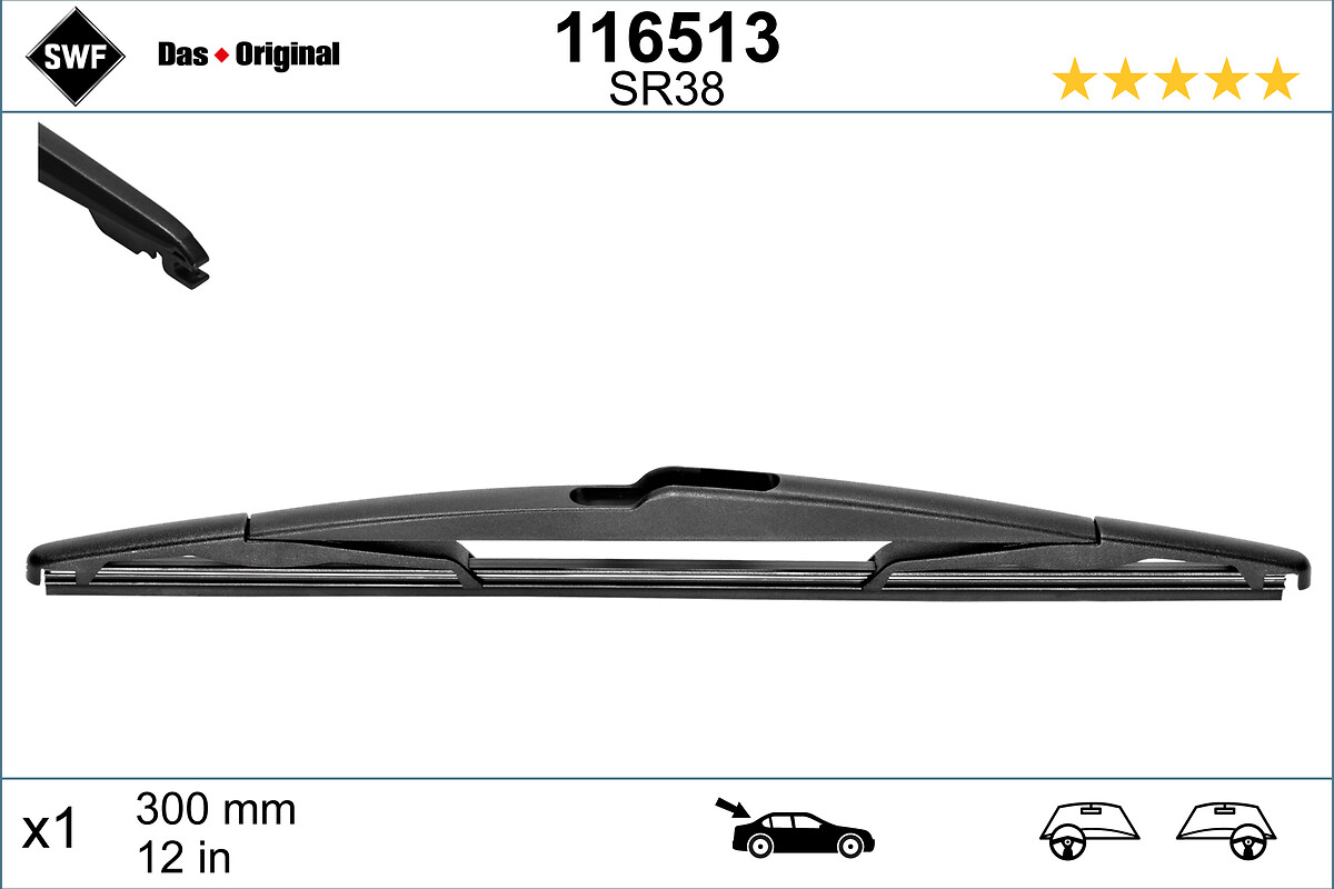 Wiper Blade - 116513 SWF