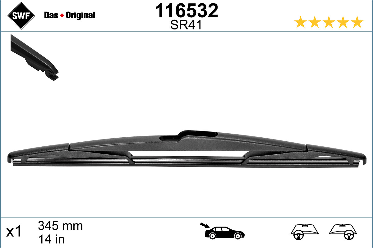 Wiper Blade - 116532 SWF