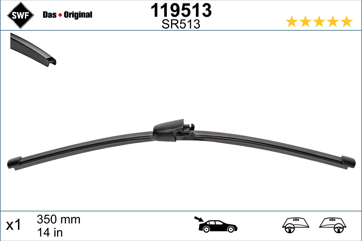 Wiper Blade - 119513 SWF