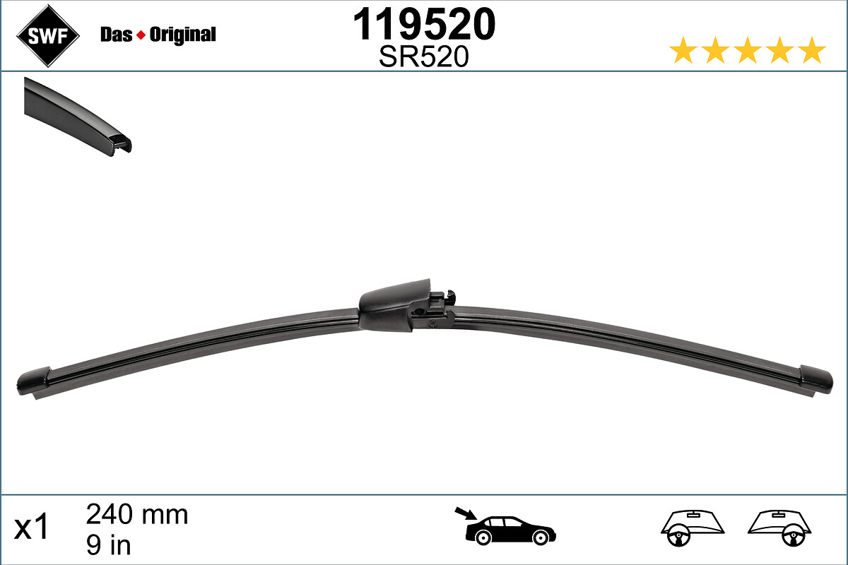Wiper Blade - 119520 SWF
